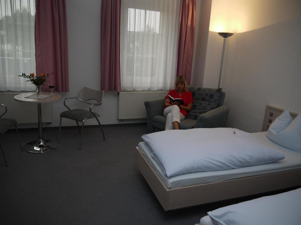 Grunaer Hof Hotel Chemnitz Kamer foto
